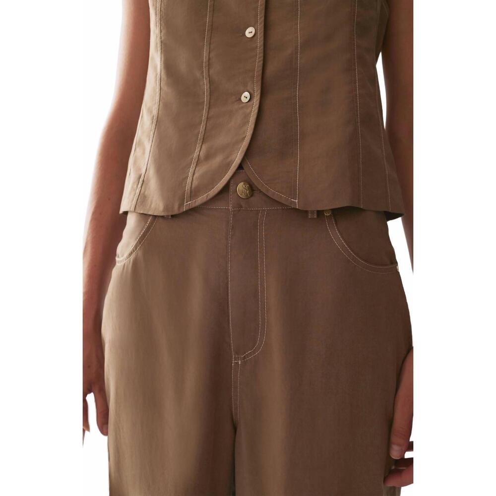 NEW SANCIA brixlynn straight leg pants in laurel oak - Picture 4 of 6